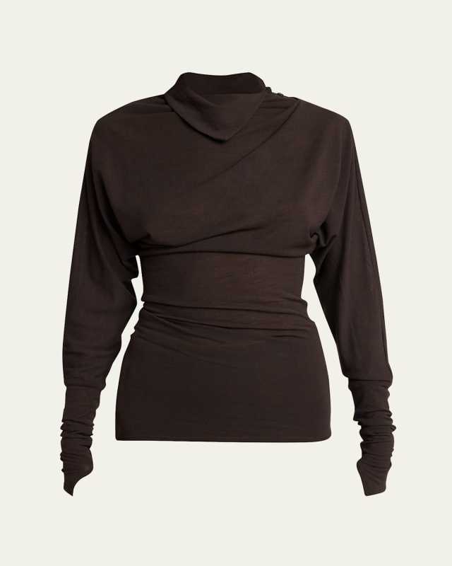 Golda Jersey Long-Sleeve Top